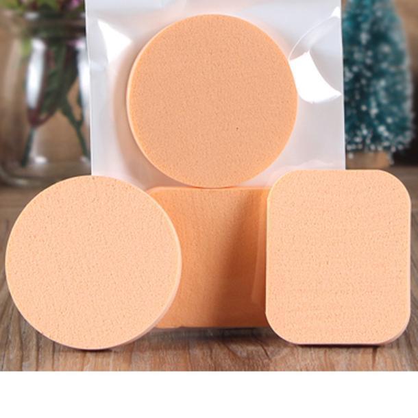2PCS Makeup Foundation Beauty Cosmetic Face Sponge Пудра для губ