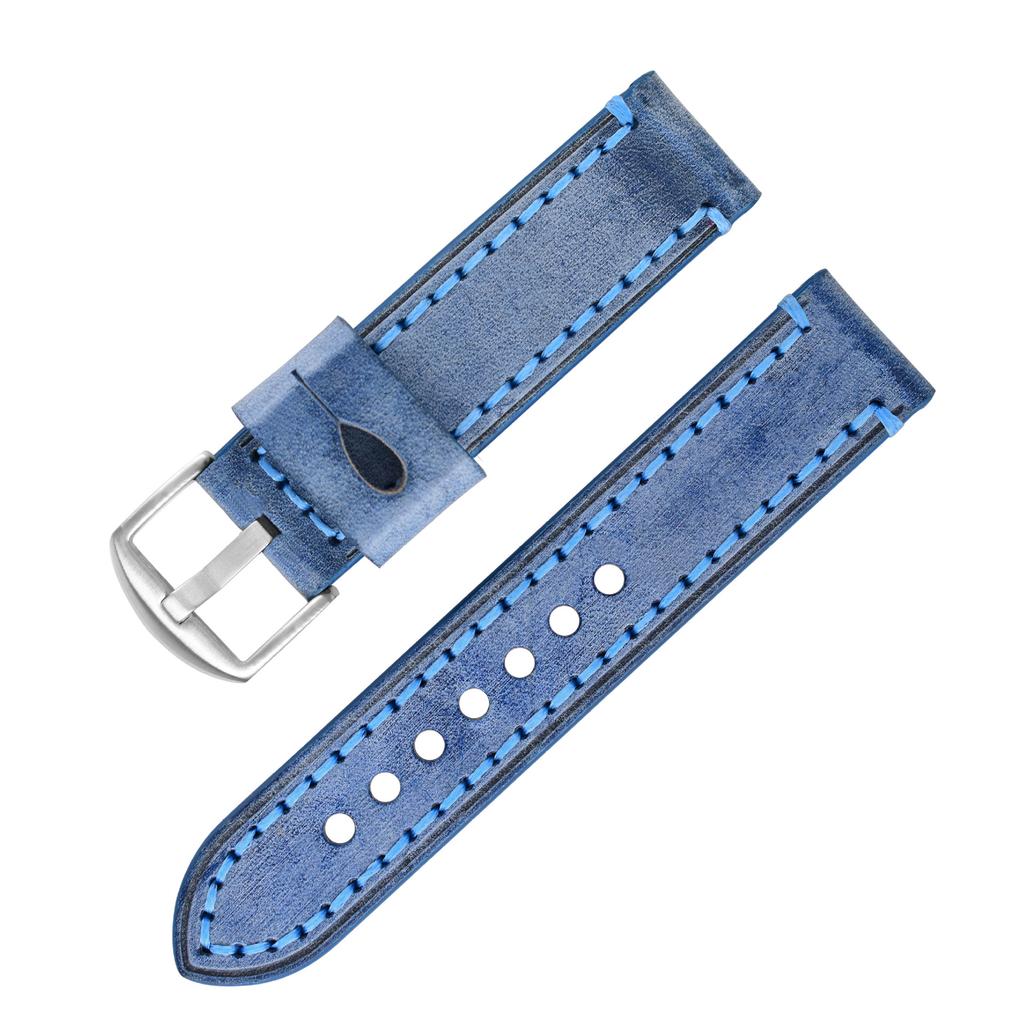 Applicable Apple Strap Soft Vegetable Tanned Horse Rein Leather Cowhide Handmade Thickened Genuine Leather Strap Iwatch Men'S And Women'S