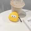 For Apple AirPods with Wireless Charging Case (2019)/AirPods with Charging Case (2019) (2016) Cartoon Cheese Silicone Cover