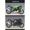 Welly 1/12 Kawasaki Ninja ZX-10R Heavy Locomoti Alloy Motorcycle Model Metal Toy Cross-country Racing Motorcycle Model Kids Gift