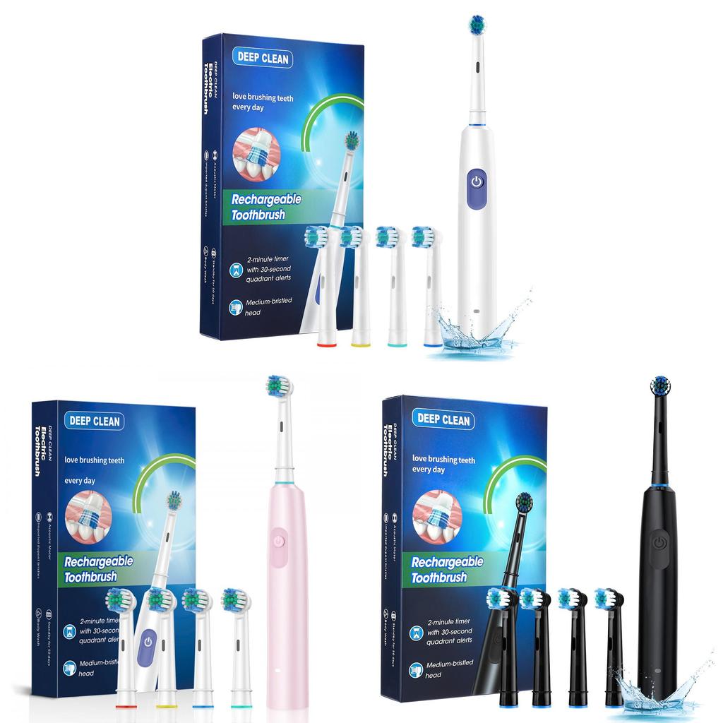 Soft Bristle Rechargeable Electric Toothbrush For Couples Teeth Whitening And Cleaning