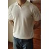 Men's Designer V-Neck Polo Shirt: Short-Sleeved, Loose Fit, Solid Color, Trendy Spring/Summer Fashion