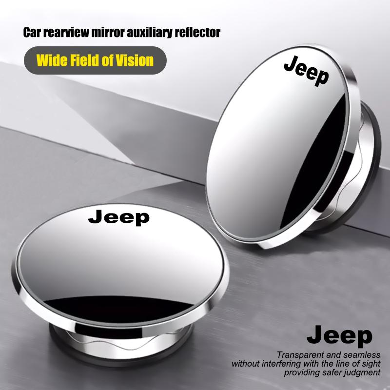Car Rearview Mirror Image Extension Auxiliary Accessories For Jeep Grand Cherokee Patriot Liberty Wrangler JK Gladiator Compass AKU1