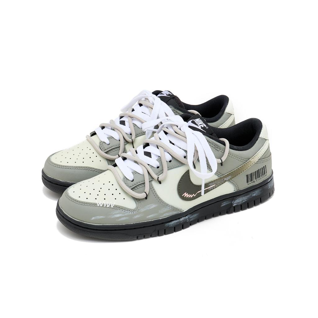 Nike Кроссовки Dunk Distressed Barcode SAML Низкие для скейтбординга Мужские Серые IO7606-010(Команда6-)