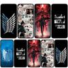 For iPhone 16 15 Xiaomi Redmi Note 14 13 12 11 Pro Max 16e Samsung Galaxy S25 S24 S23 Moto OPPO A80 Huawei Levi Eren Jaeger Attack On Titan Phone Case