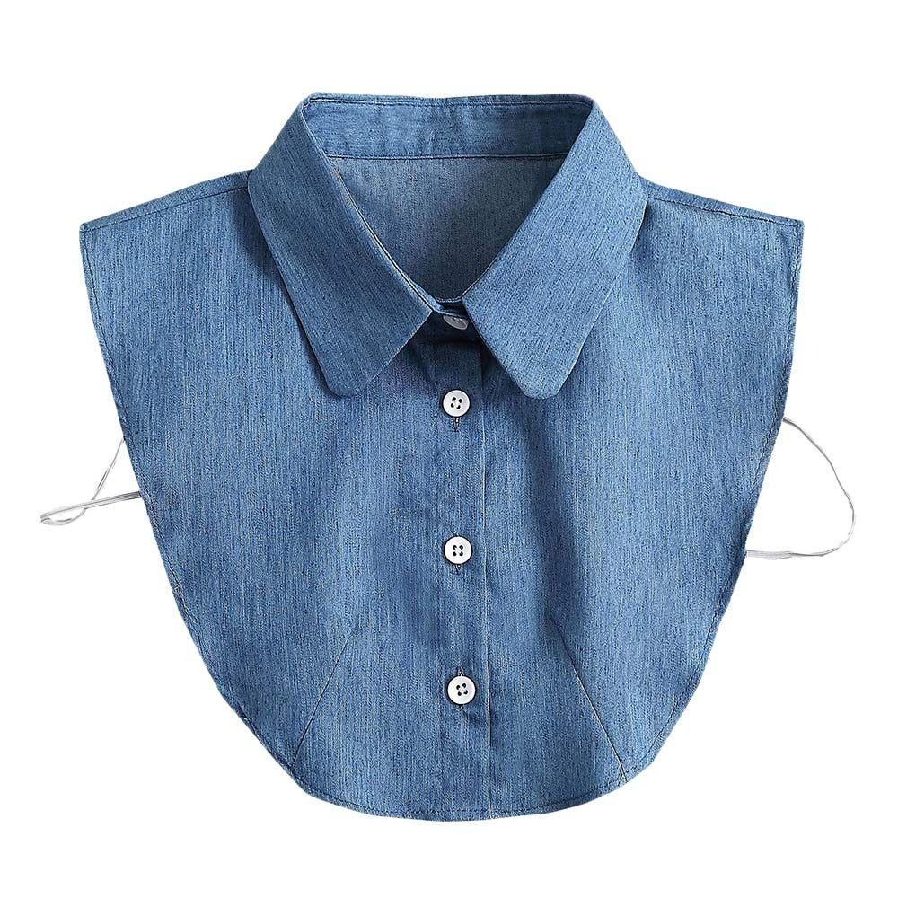 Fashion Cotton Classic Shirt Fake Collar Lapel Clothes Accessories Blouse False Collar