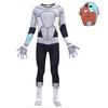 Anime Titan Teen Cyborg Costume Comic Superhero Cosplay Jumpsuit Dress Fancy