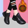 New Autumn and Winter New Casual Women's Shoes Leather Surface Versatile Soft Sole Mother Shoes Velvet Warm Work Shoes