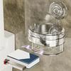 No Drill Wall Ashtray with Suction Cup for Bathroom Toilet Home Office Hotel Bar Clear Storage Rack