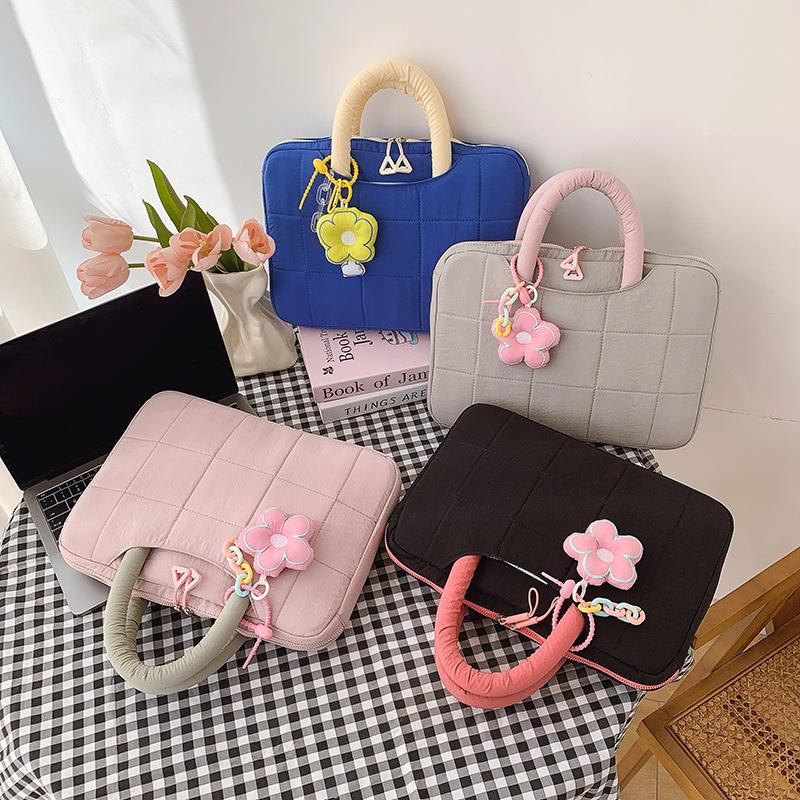 Large Capacity Portable Laptop Bag 14 Inch Casual, Cute, Versatile, Thick Laptop Bag