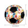 Twirlywoos Indoor Soccer Ball Colorful Machine Stitched PVC Size 5 Team Training Competition Ready Durable High-Bounce Cool Sports Gift