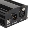 with XLR 3 Pin Cable and USB Cable Condenser Mic Power Supply USB Power Supply  Computer Recording