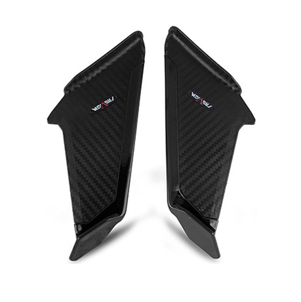 Пара мотоциклетных передних обтекателей под карбон, боковые винглеты, ветровые спойлеры