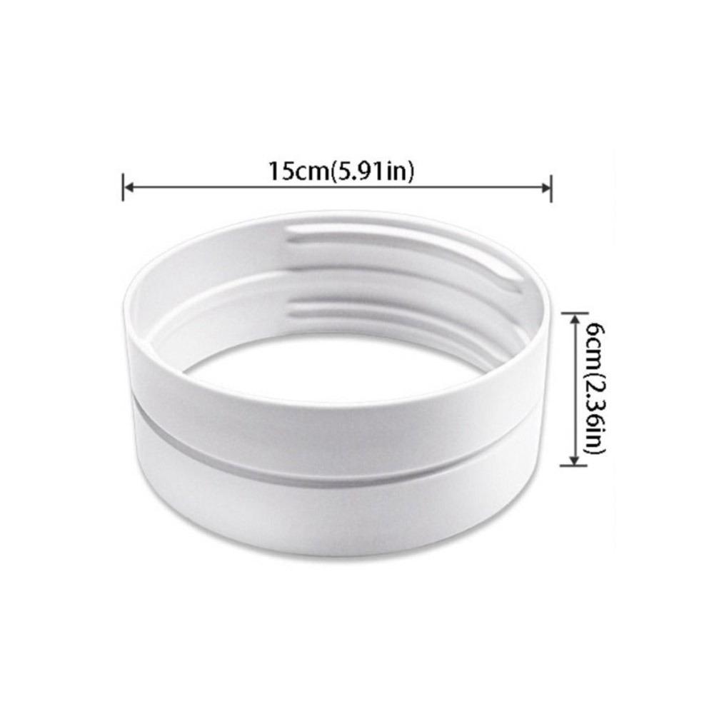 White Polypropylene Exhaust Duct Extension Exhaust Duct Coupling Adapter Vent Pipe Compatible