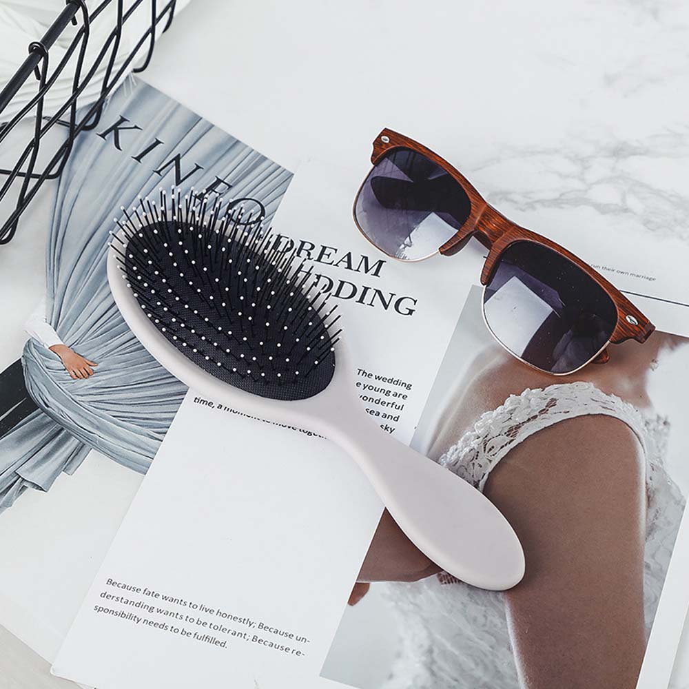 Air Cushion Massage Hair Comb Fluffy Airbag Curly Hair Comb Nylon Silk Oval Women's Anti Knot Hair Comb Hair Care Comb