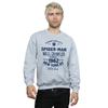 Marvel Mens Spider-Man Finest Quality Sweatshirt