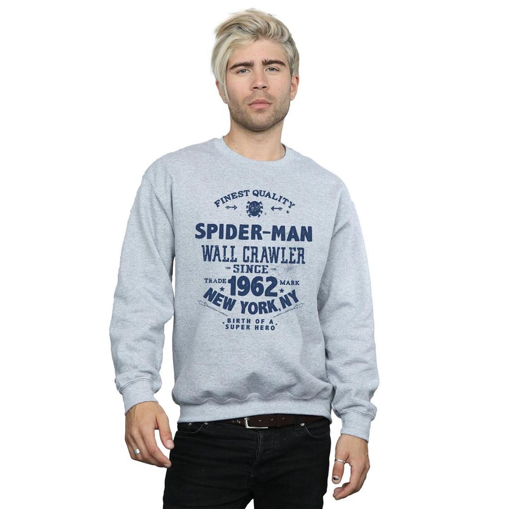 Marvel Mens Spider-Man Finest Quality Sweatshirt