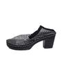 Fashion High Heels Women Sandals Summer Chunky Fashion Shoes Hollow Crystal Woman Pumps 2025 Trend Brand Designer Cozy Female Zapatillas