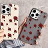 Floral Printed Clear Patterned Cover Phone Case Covers TPU Silicone For Xiaomi Samsung Iphone Shockproof Resistant Phone Cover