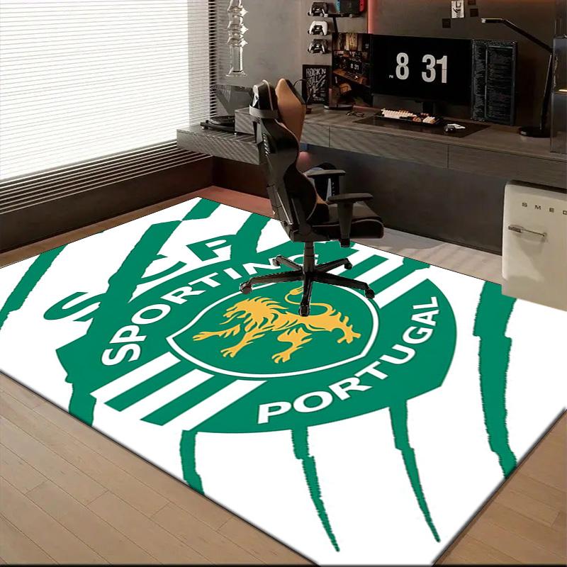 Sporting Cp Crest Emblem Rug Office Floor Mat - Machine Washable for Bedroom, bedroom, livingroom, Room Decor Fan Gifts Christmas
