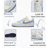 Nike Court Borough Low Recraft GS Coconut Milk Polar White Детские кроссовки Синие Голубые Темно-фиолетовые FV8120-141