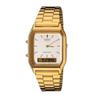 Мужские винтажные ретро-часы CASIO Оригинальные новые металлические часы AQ-230GA-9DMQ