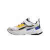 Li Ning Kids Comfortable Durable Simple Versatile Low-Top Casual Shoes Kids Casual Shoes Standard-White Brick-Gray YKCU232-3