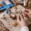 Набор для рукоделия «Рождество» из бисера, Милый 3D набор для создания поделок из бисера «Мария, Иосиф, Младенец Иисус», с разноцветными бусинами и аксессуарами, Проект «Святое Семейство» из бисера для начинающих