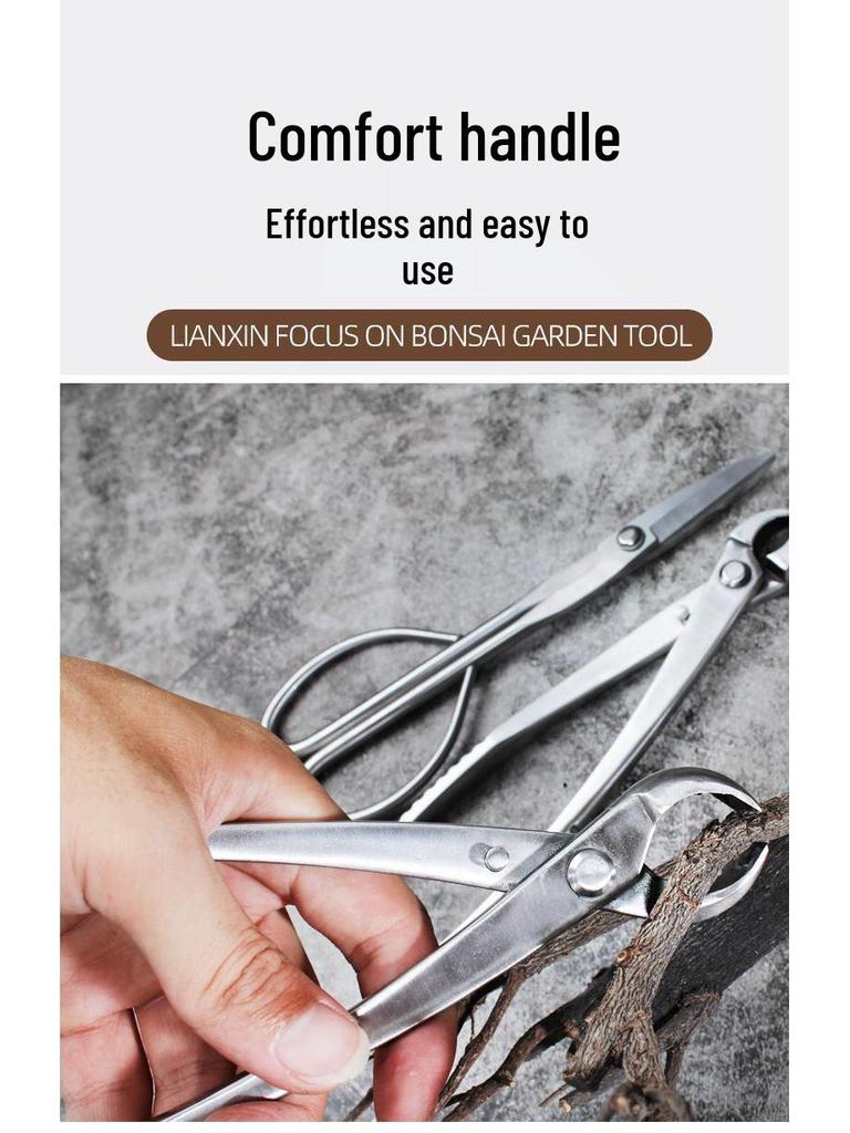 Bonsai Shaping Tools: Round & Oblique Mouth Shears, Ball Joint Pliers, Gardening Flower Pruners, Tree Burl Pruners.