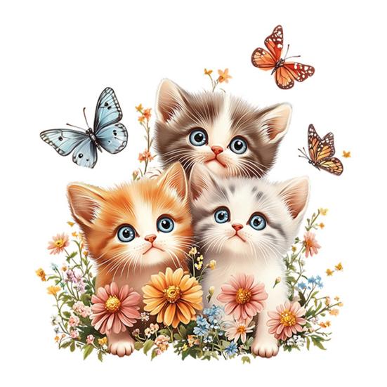 Cartoon Wall Stickers Cute Animals Wall Decal Elephant Bear Cat PVC Mural Art for Baby Nursery Kids Bedroom Playroom Classroom Wall
