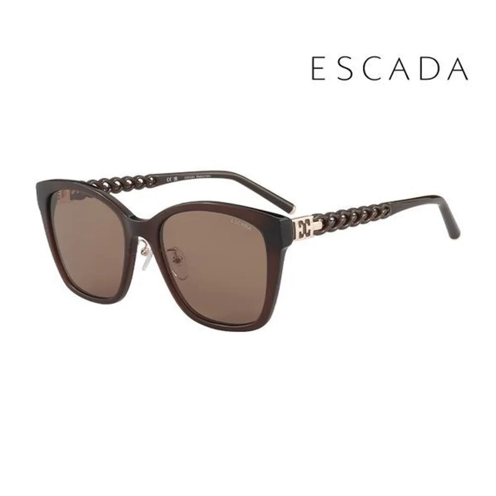 Escada Sunglasses SES D66G 0B36 Square Horn-rimmed UV Protection Women's