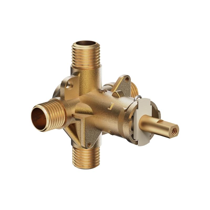 Temperature Adjustable Brass Valves Model 2510WL with Anti Scald Protection Ensuring Safe Water Control for PEX IPS Pipes