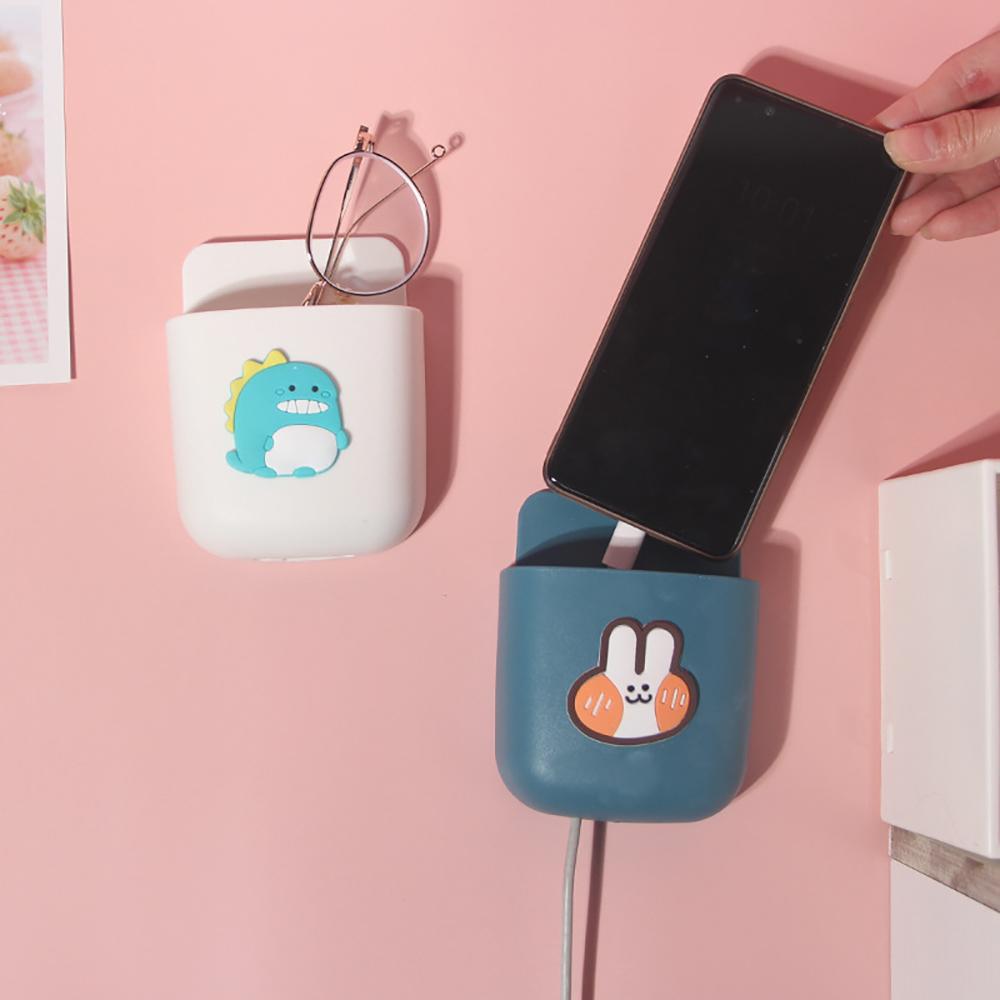 Kawaii Daisy Pen Holder Self Adhesive Wall Hanging Makeup Brushes MobilePhone Holder Stationery Desk Organizer Office Supplies