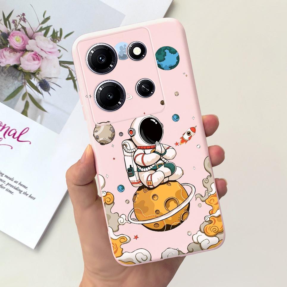 For Infinix Note 30i Note 30 Pro 30 vip Note30 4G 5G Phone Cover Moon Night Cartoon Cool Style Soft Silicone For Note30i Bumper