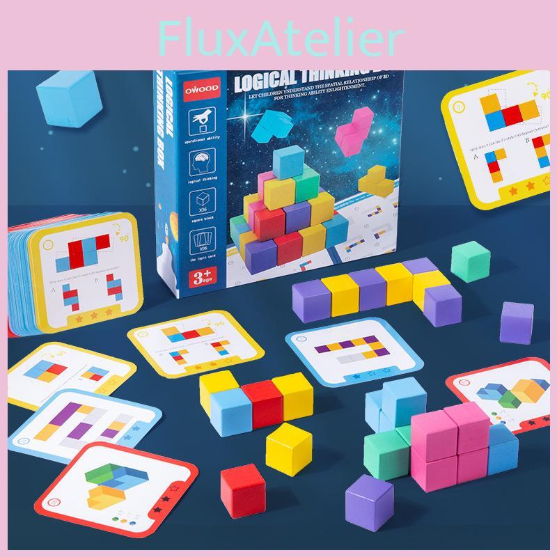 Sense Number Childrens Logic Cube Space Thinking Training Building Blocks