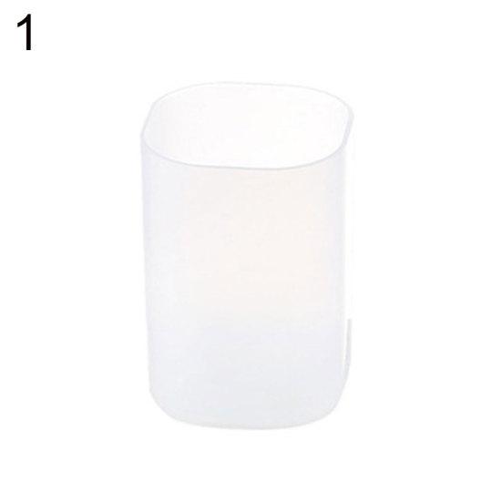 Desktop Transparent Makeup Brushes Pen Storage Box Cosmetics Tools Holder Case