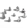 10Pcs Pick Size Small Flower Hat Alloy Accessories For Jewelry Component Making DIY Charm Decoration