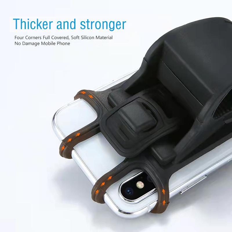 New Type Universal Bicycle Mobile Phone Holder for Mobile Cell Phone GPS Silicone Motorcycle Bike Cycling Handlebar Stand