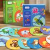 Children'S Early Education Puzzle Pair Touch Animal Pairing Puzzle Baby Concentration Logic Training Board Game Toy