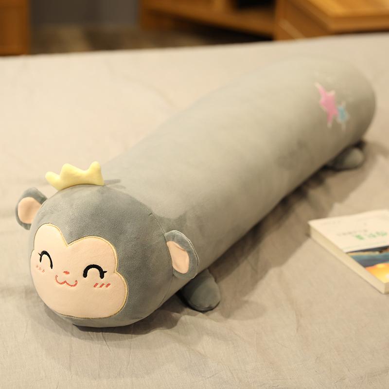 Круглая наволочка Мягкая ткань Длинная наволочка Милый шейный валик Подголовник Новая колонка Длинная декоративная подушка Домашний декор