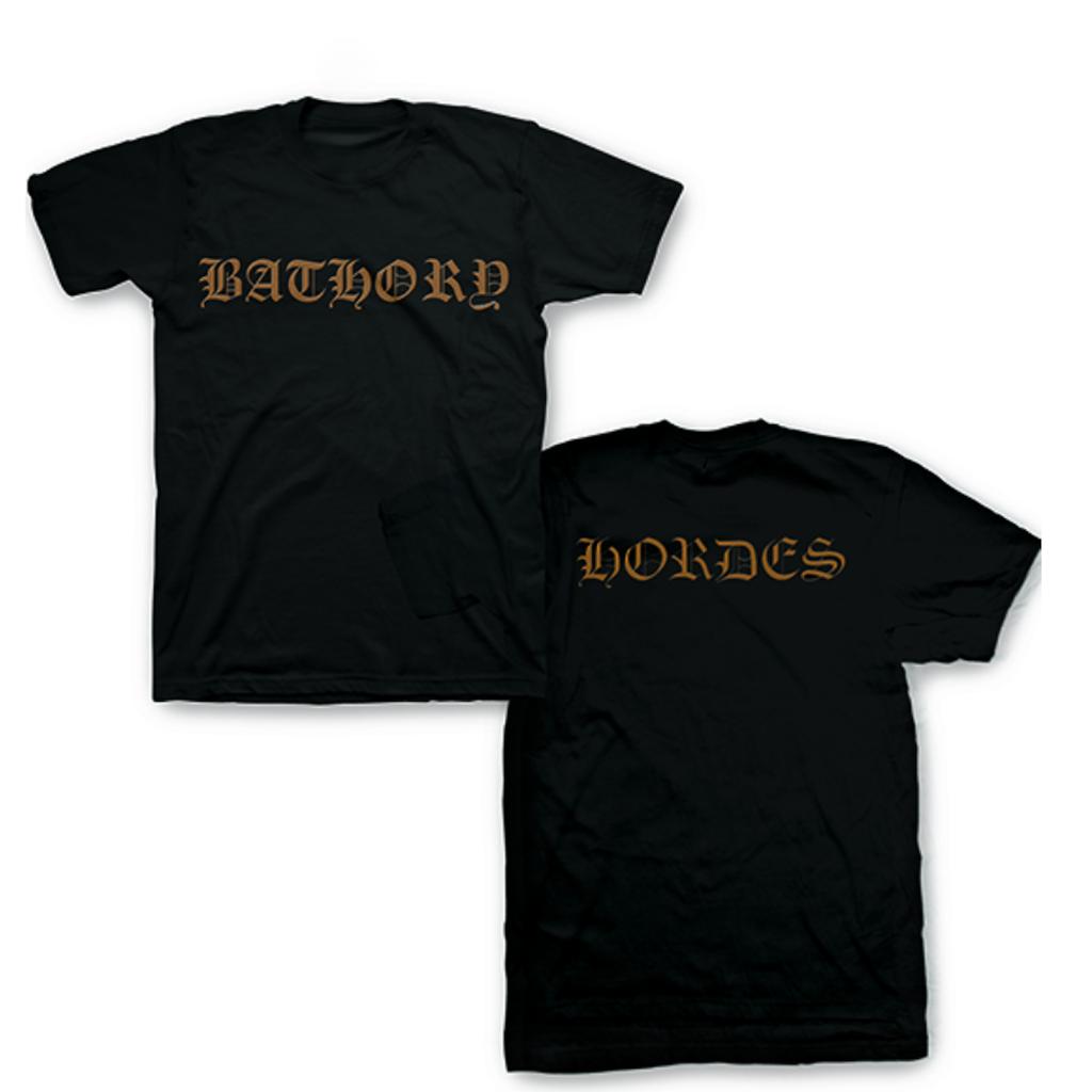 Bathory Hordes Band T-Shirt 100% Cotton Graphic Tee Men Women Summer Streetwear Top