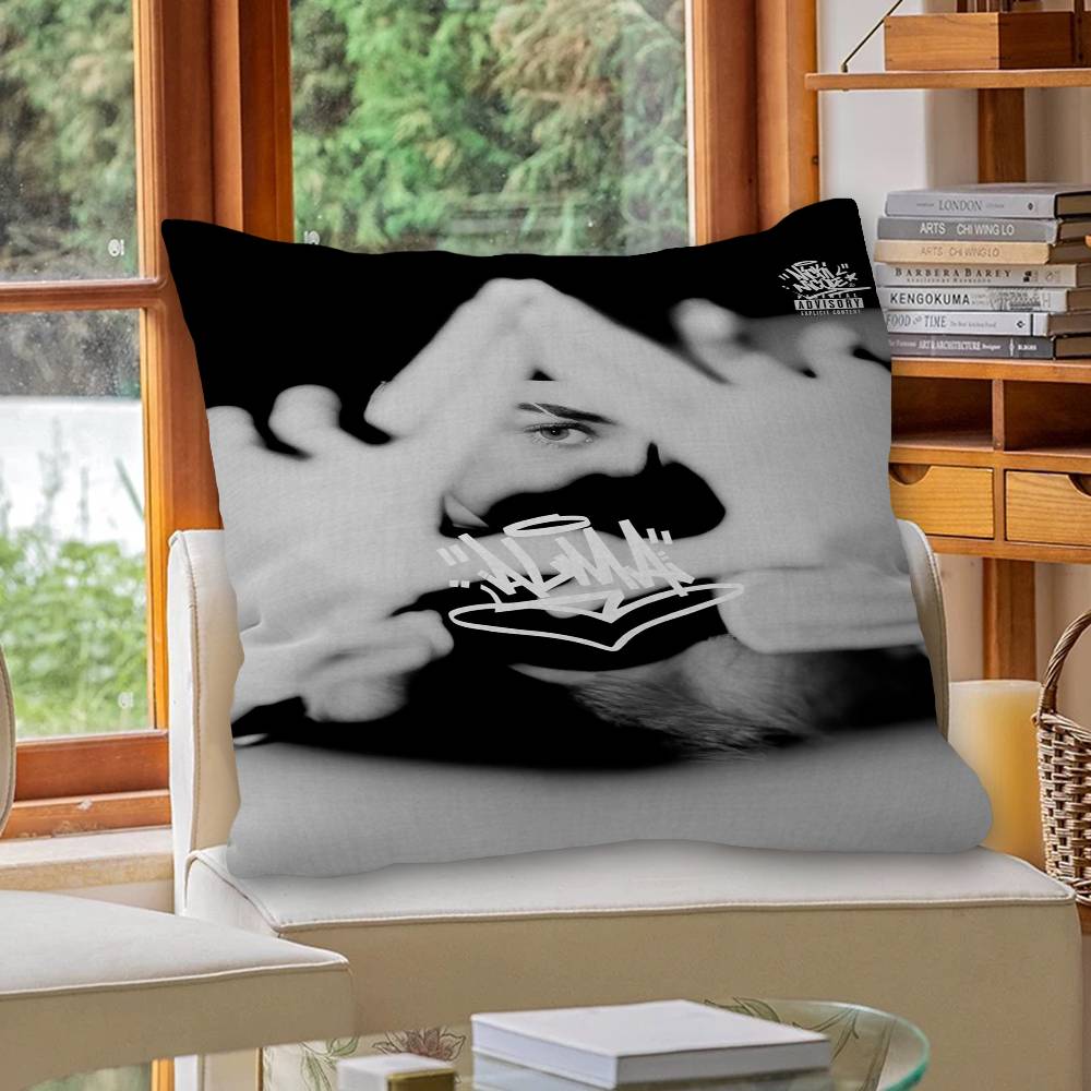 Nicki N-Nicole Singer Alma Pillow Anime Pillow Sofa Bed Head Pillow Cover Cushion Cover 45x45 cm Fashion