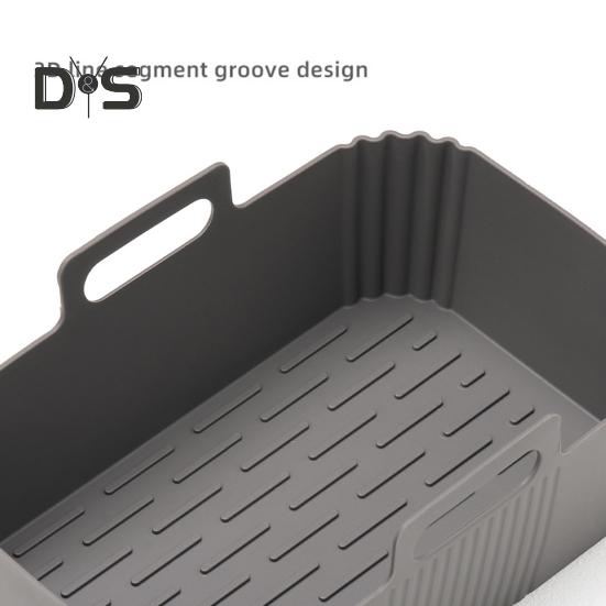 Многоразовый вкладыш для фритюрниц, не липкий, для пищевых фритюрниц, подкладка для воздухофритюрниц, горшок