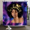 African American Woman Shower Curtain Sexy Black Girl Lady Inspirational Queen Abstract Boho Waterproof Bathroom Shower Curtain