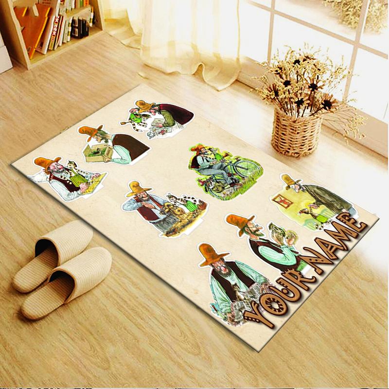 Custom Name Pettson Carpet Rug for Living Room Bedroom Home Sofa Decoration,Kids play Non-slip Floor Mat