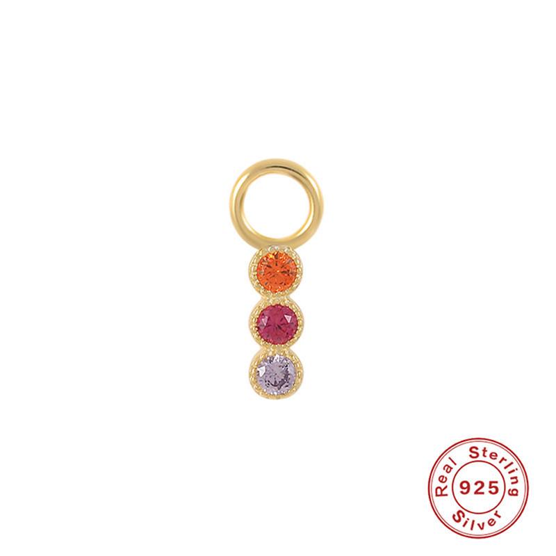 Серьги-шармы из стерлингового серебра S925, подвеска-шарм, серьги-подвески, аксессуары для серег, серьги для работы, подвеска-серьга, женские