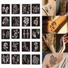 Henna Tattoo Stencils Body Art Face Paint Stencils Henna Tattoo Designs Templates Temporary Tattoo Sticker Reusable