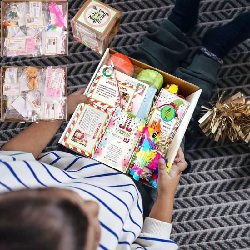 Delightful 2024elf Kit Featuring 24 Days Of Christmas Adorable Diy Decoration Pieces