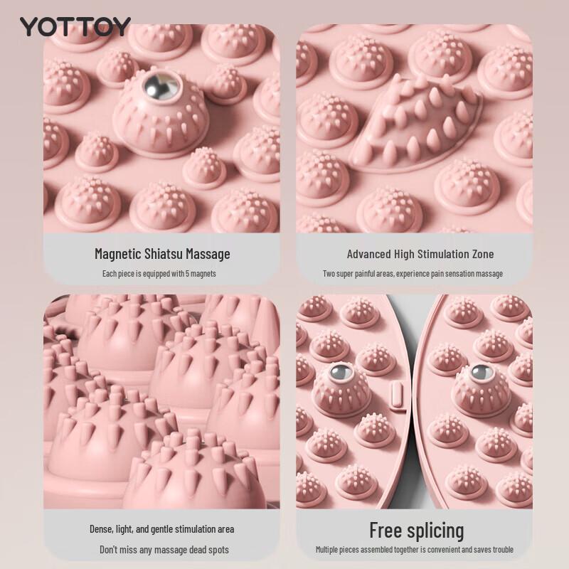 yottoy Round Acupressure Foot Massage Mat