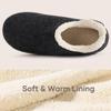 Fashion Shevalues Winter Indoor Cotton Shoes For Women Cozy Faux Plush Slippers For Home Classic Closed Warm Anti-skid Rubber Sole Shoes